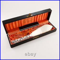 KULTAKESKUS OY FINNISH ART NOUVEAU 813 SILVER 2 Pc FISH SERVING SET BOXED 1956