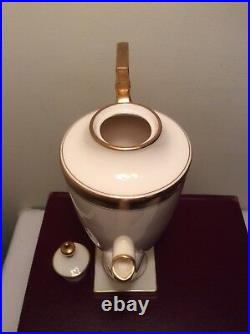 Lenox for Tiffany & Co. Antique Art Nouveau Ivory Coffee Pot Sugar & Creamer Set
