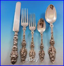 Lily by Whiting Sterling Silver Flatware Set for 6 Dinner Service 31 Pieces