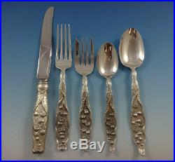 Lily of the Valley by Whiting Sterling Silver Flatware Set For 8 Service 48 Pcs