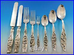 Lily of the Valley by Whiting Sterling Silver Flatware Set Service 80 pcs Dinner