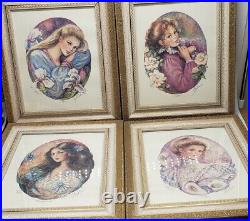 Mary Vickers Set of 4 Lithographs Signed Numbered Framed