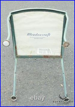 Meadowcraft Vintage Wrought Iron 5 Piece Patio Dining Set