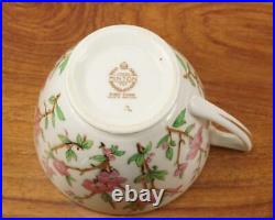 Minton 23 Piece Bone China Tea Set 1920's Green & Pink Floral Porcelain Tea Set