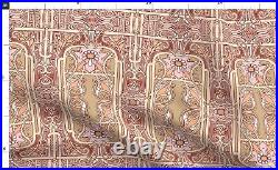 Nouveau Victorian Art Pink Neutral 100% Cotton Sateen Sheet Set by Spoonflower