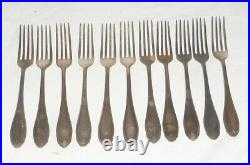 Old Gravurius Art Nouveau Silver Cutlery 90 Dining Cutlery Set