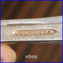 Oneida Community Silverplate Coronation Pattern Service 8 with Box 51 PCS Set