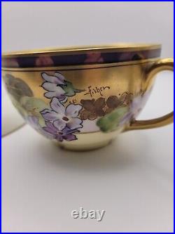 Pickard China Emil Fisher Art Nouveau Cup and Saucer