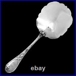 Puiforcat Rare French Sterling Silver Strawberry Spoon, Iris