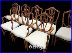 RARE Amazing set of 22 Prince of Wales style dining Chairs Pro French polished