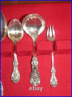 REED & BARTON Francis 1 Pattern STERLING SILVER Flatware Set 68pc Service for 12