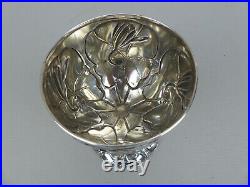 Rare Antique Pairpoint Silverplate Art Nouveau Nude Pitcher Cup Tray Set Pat. 04