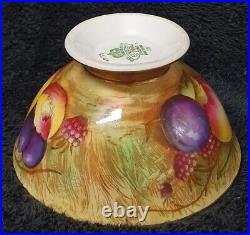 Rare Aynsley Orchard Gold Cup And Saucer Trio 3 Piece Set Art Nouveau Deco