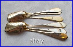 Rare Set 6 Dessert Spoons Art Nouveau WMF Style 800 Silver Italy 1900