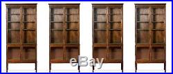 Rare Set Of Four Oxford Library Victorian Bookcases In Mahogany 412cm Wide