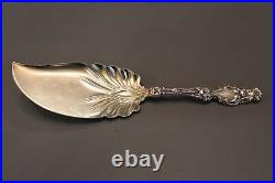 Rare Whiting Lily Sterling silver 12 piece ice cream serving set