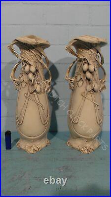 Set Art Nouveau Vases Royal Dux