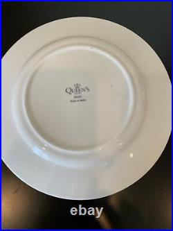 Set Of 4 Vintage art nouveau style Queen's Imari Salad Plates