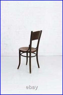 Set of 4 Art Nouveau Bentwood Chairs by Thonet Mundus