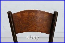 Set of 4 Art Nouveau Bentwood Chairs by Thonet Mundus