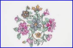 Set of 6 Bawo & Dotter Limoges Art Nouveau Floral 8 3/4 Inch Plates C. 1920 32