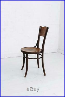 Set of Four Art Nouveau Bentwood Chairs by Thonet Mundus