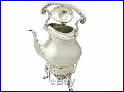 Sterling Silver Five Piece Tea and Coffee Set Art Nouveau Style Antique