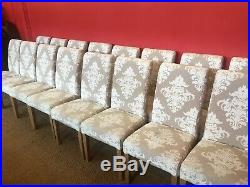 Stunning set 16 Hepplewhite style dining Chairs to be Pro French polished etc