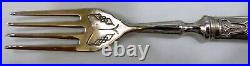 Sweden Swedish 800 Silver Art Nouveau Fish Set Fork & Knife 7.25 101.8 Grams