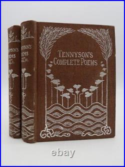 The Complete Works Of Tennyson (complete 2 Volume Set) (art Nouveau Bindings)