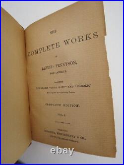 The Complete Works Of Tennyson (complete 2 Volume Set) (art Nouveau Bindings)