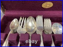 Vintage International Sterling Silver Silverware Set Prelude 41 Pcs. WithBox DS30