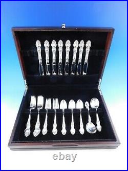Violet by Wallace Sterling Silver Flatware Service for 8 Set 40 pcs no monograms