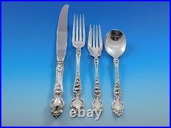 Violet by Wallace Sterling Silver Flatware Service for 8 Set 40 pcs no monograms