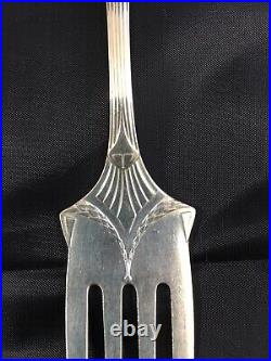 WMF Art Nouveau Empire Forks 1903-1930 Silverplated Ostrich Mark Set of 6