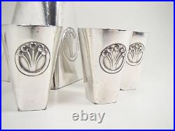 WMF Art Nouveau Liqueur Set Pitcher & 6 Tumblers