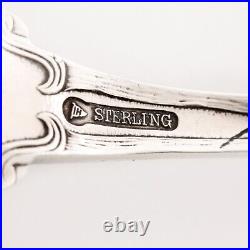 Watson Art Nouveau Sterling Silver Salad Serving Set Lily 1902 No Monogram