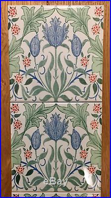 William Morris Tulip 2 Fireplace Tile Set (10 Tiles)